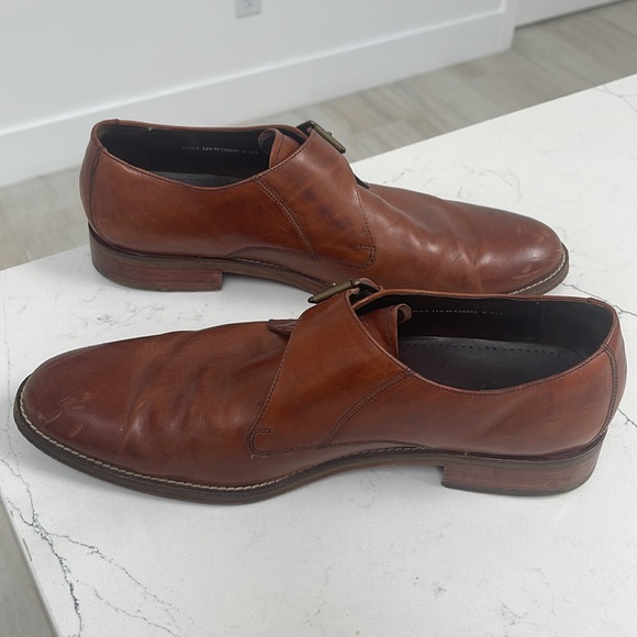 Cole Haan Brown Leather Munk Strapford Oxford 11.5 M main image 11